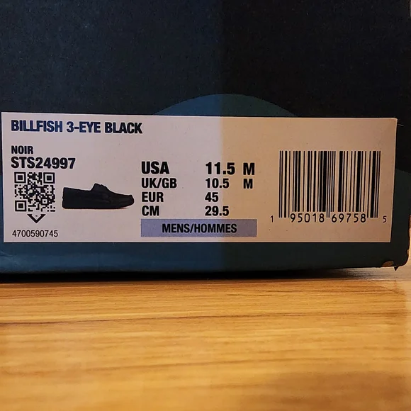 Sperry Men's Black Boat Shoes - Picture 7 of 7